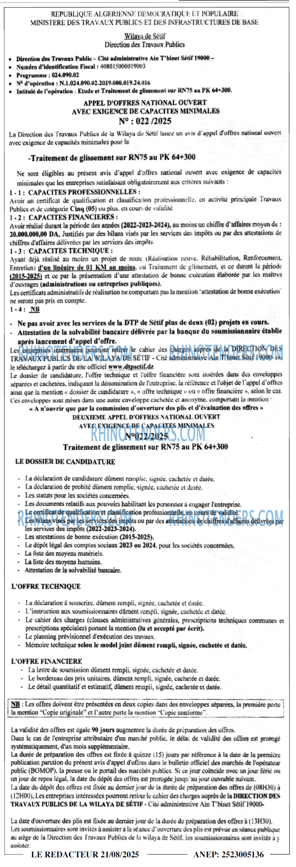 LE REDACTEUR