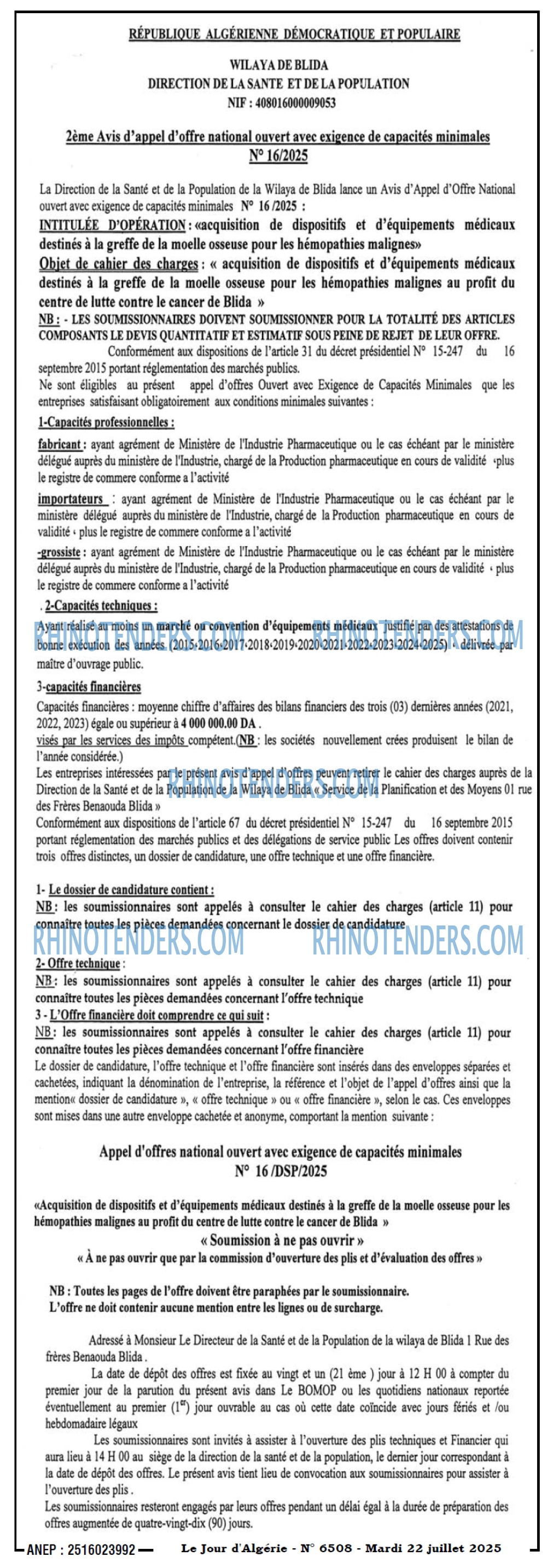 Le Jour d'Algérie