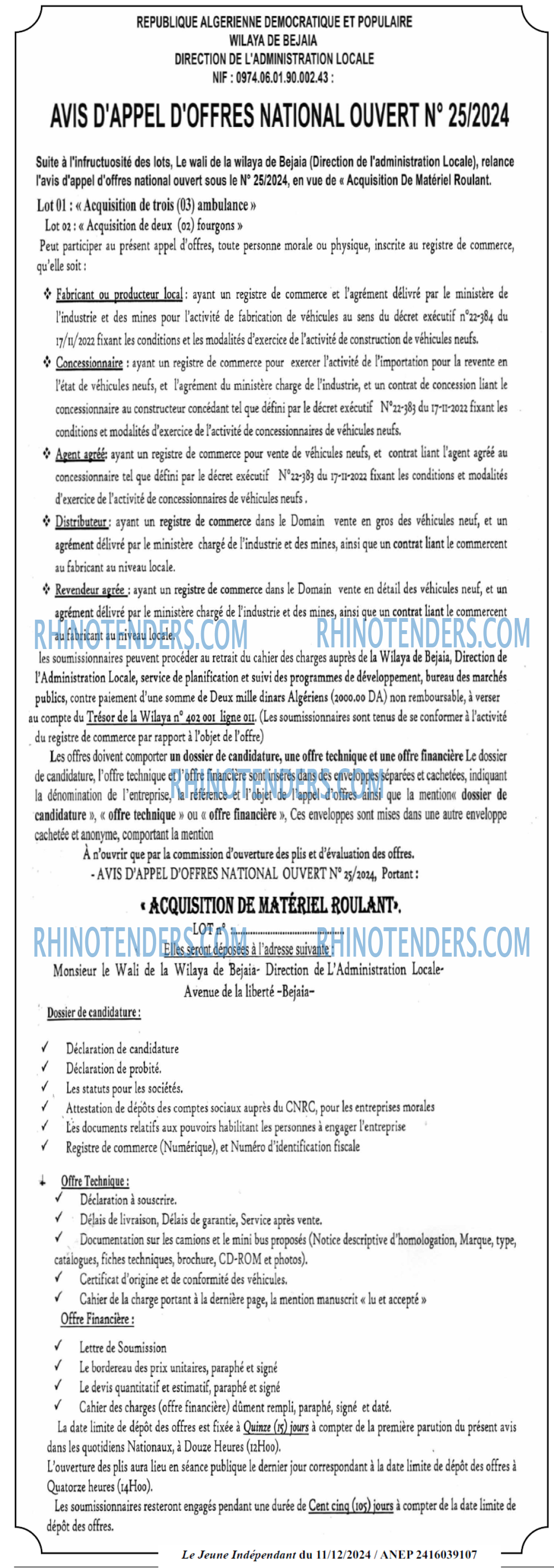 Le jeune indépendant