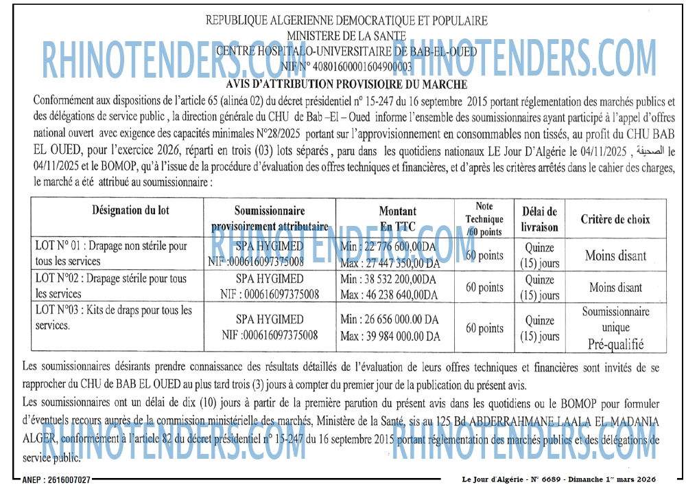 Le Jour d'Algérie