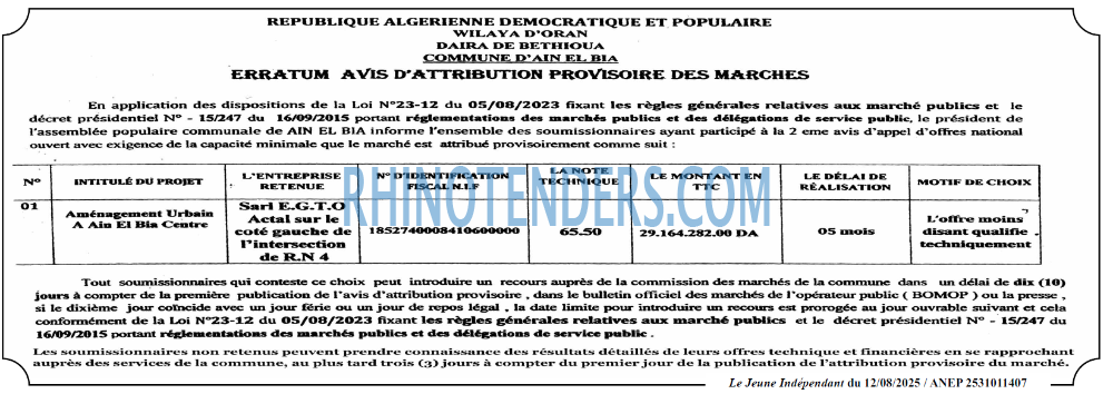 Le jeune indépendant