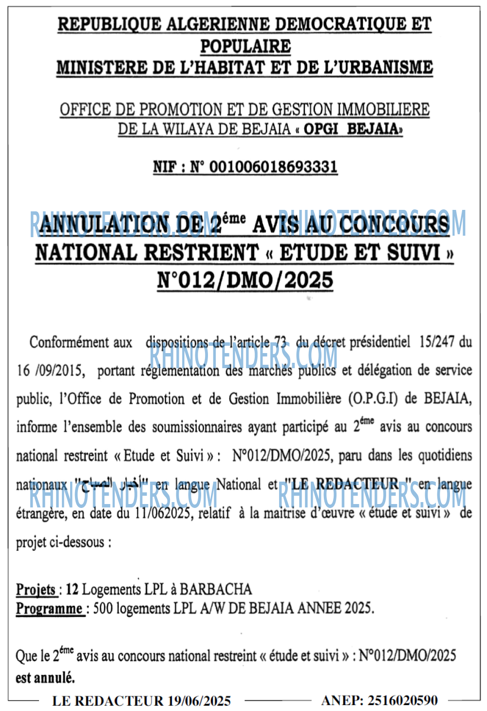 LE REDACTEUR