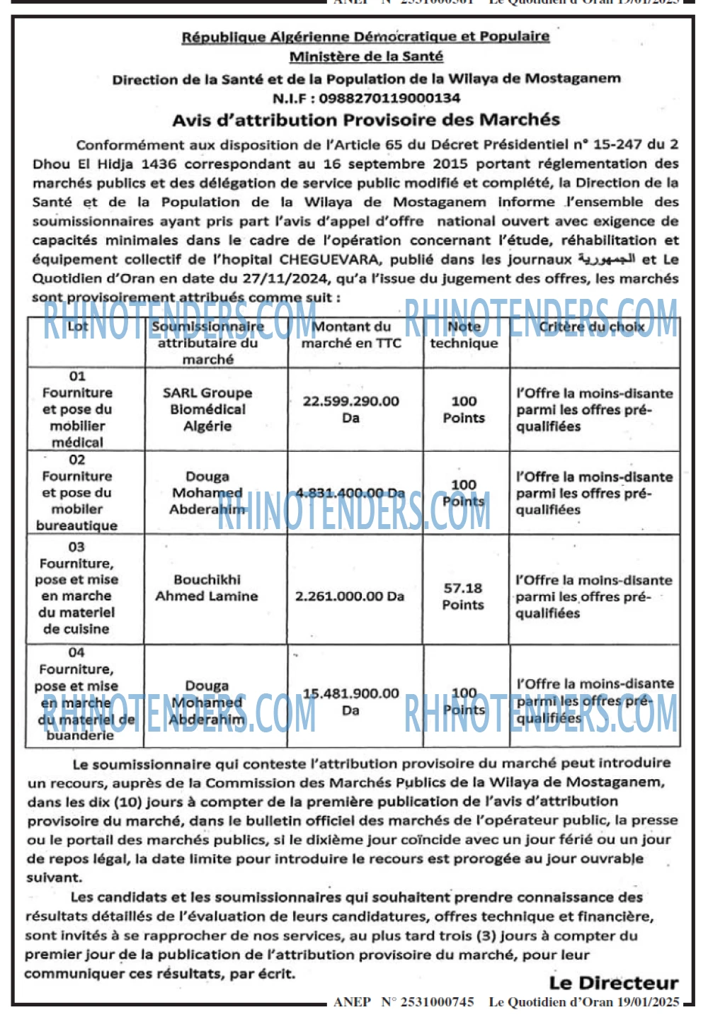 Le Quotidien d'Oran