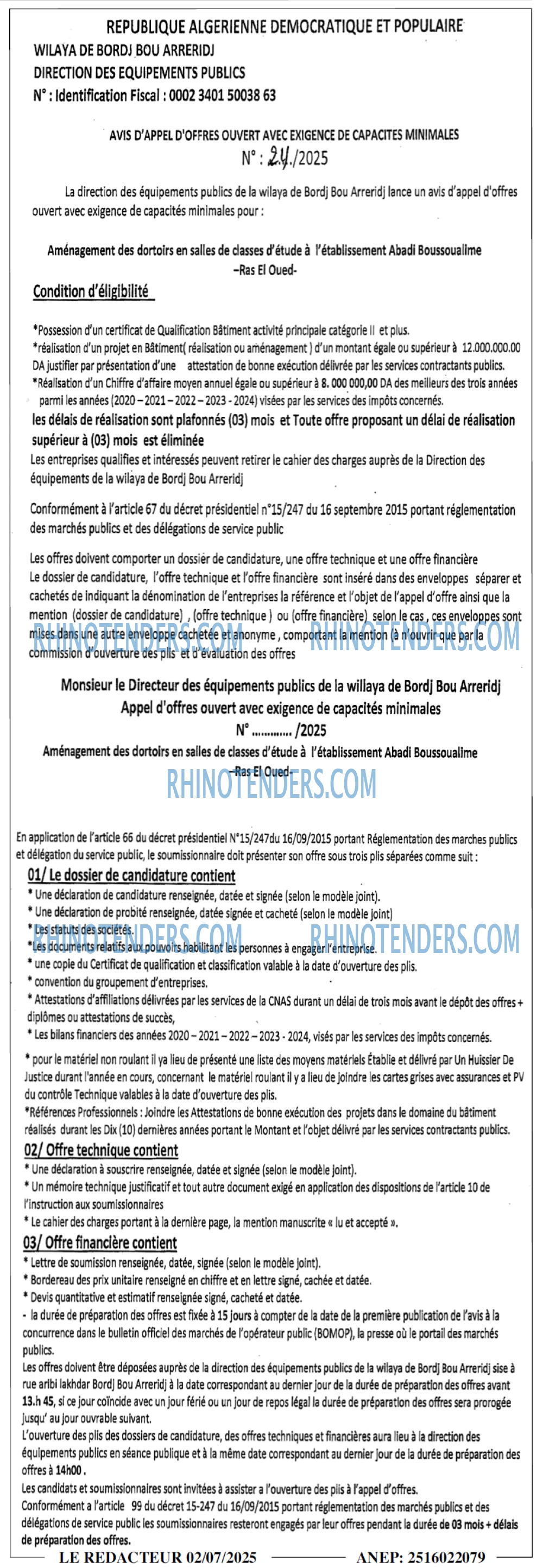 LE REDACTEUR