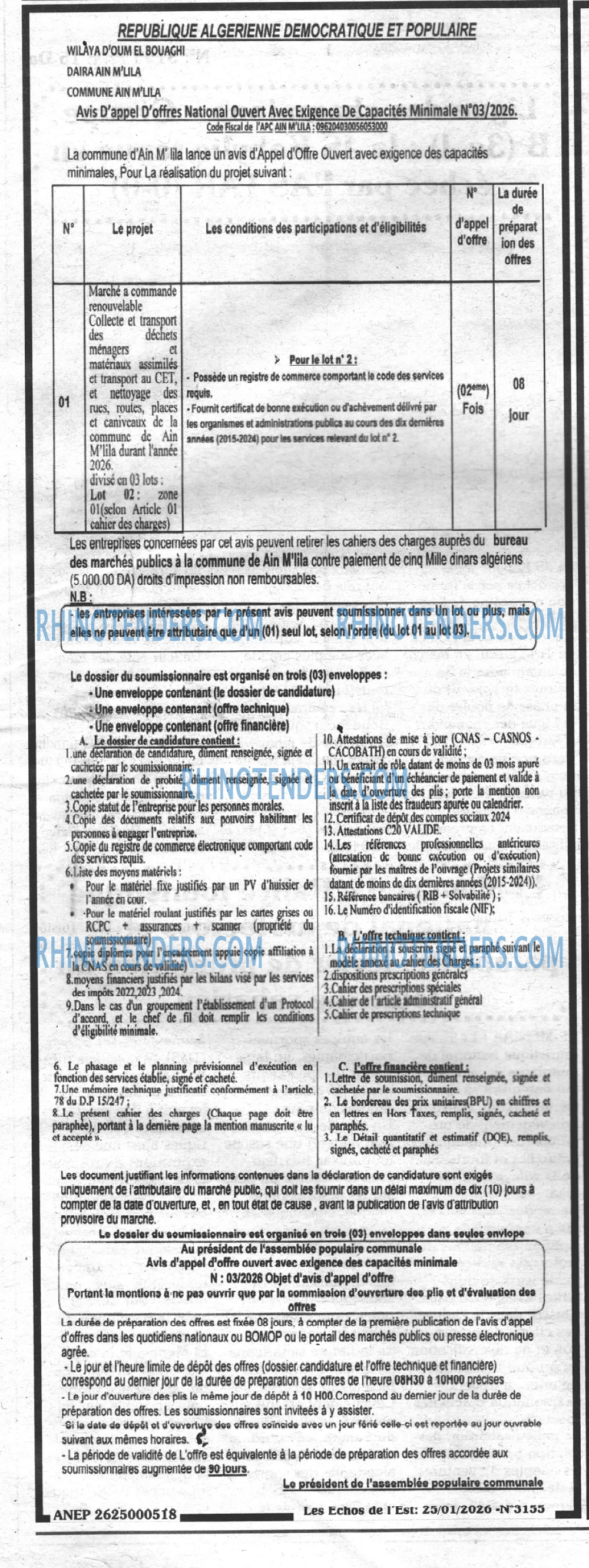 Les Echos de l'Est