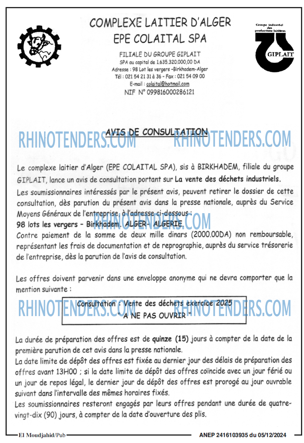 Rhinotenders