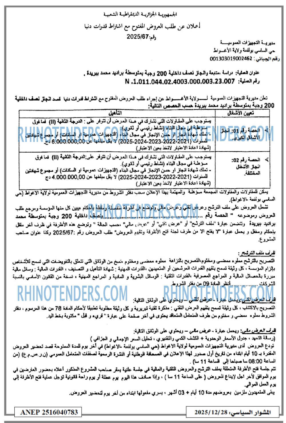 المشوار السياسي