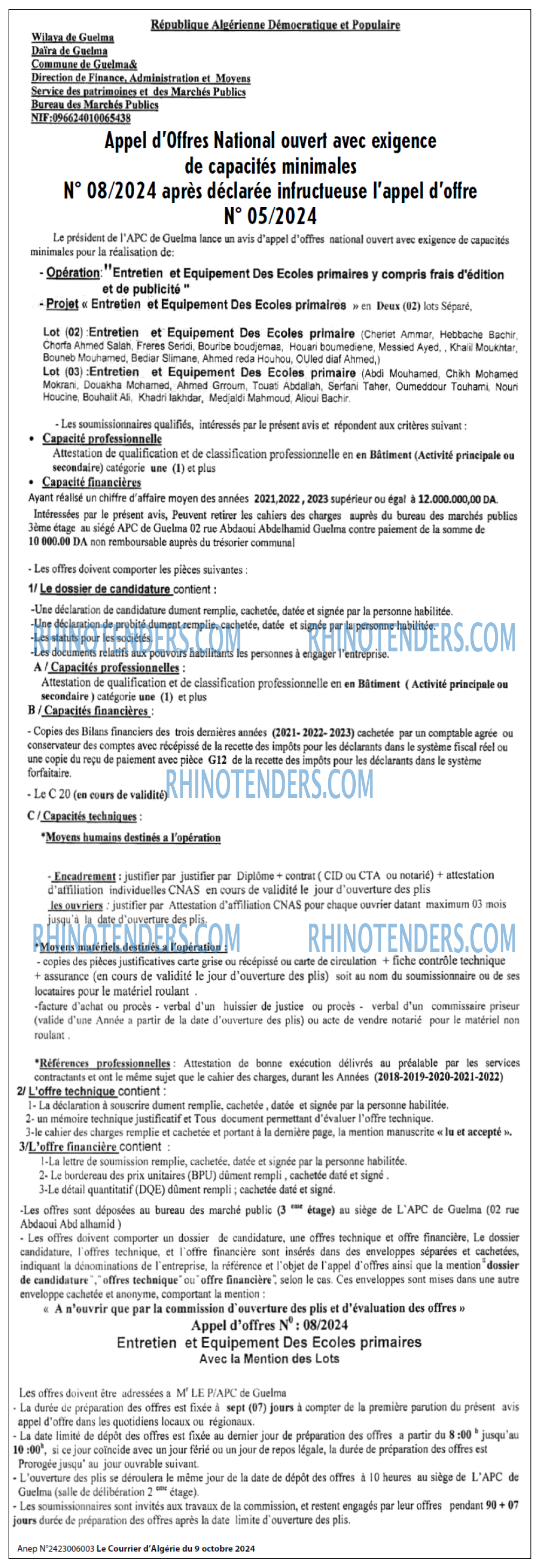 Le Courrier d'Algerie