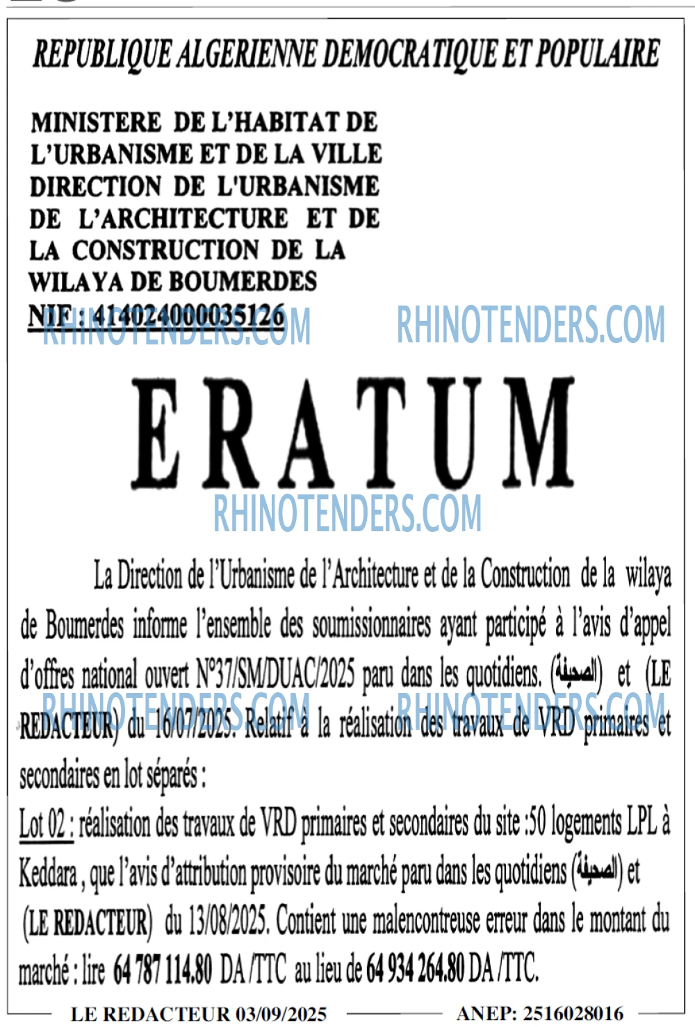 LE REDACTEUR