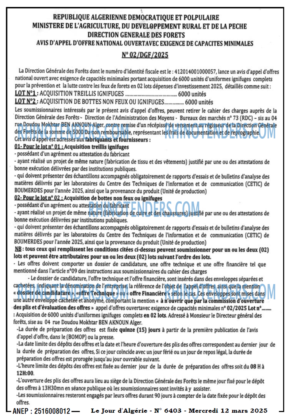Le Jour d'Algérie