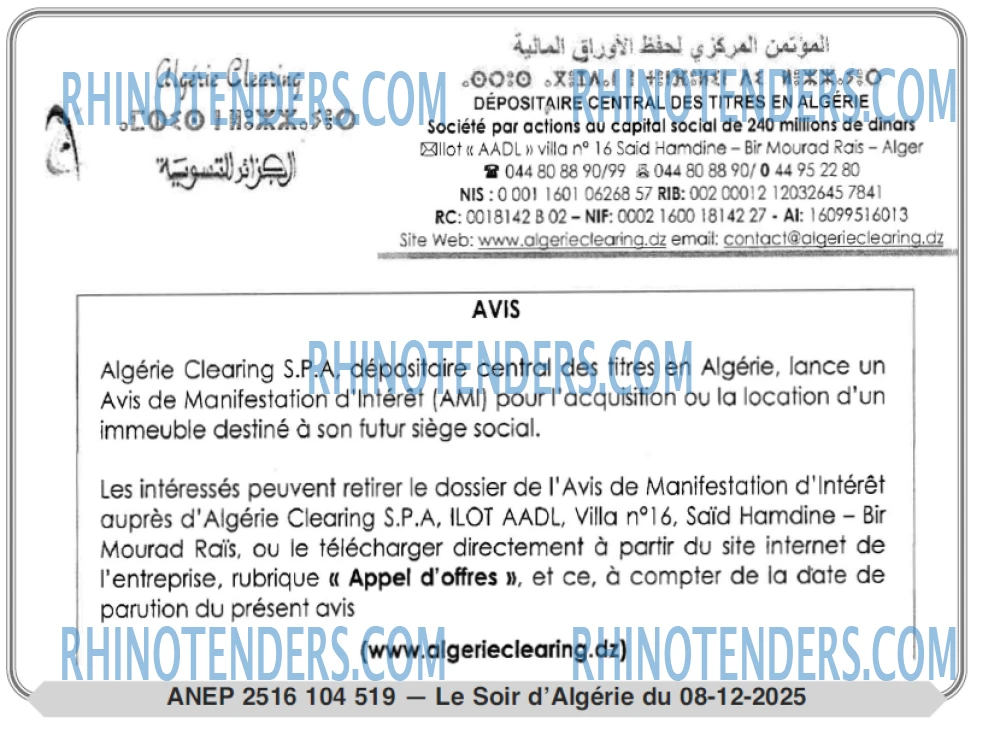 LE SOIR D'ALGERIE