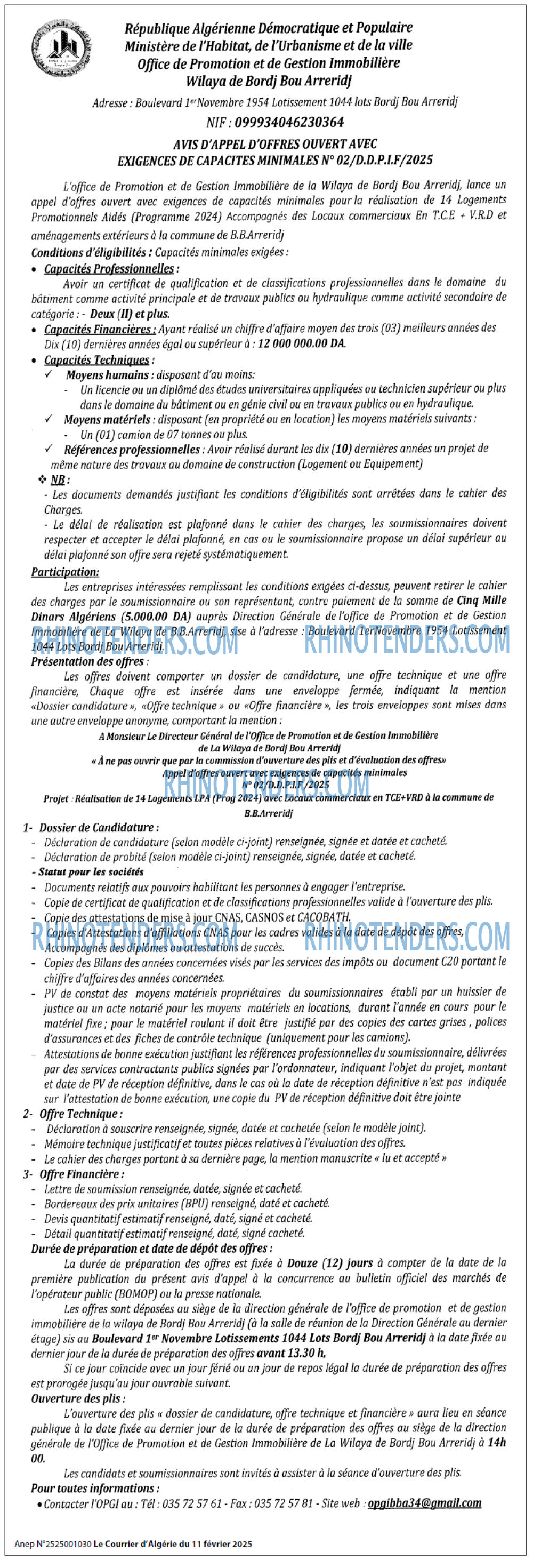 Le Courrier d'Algerie
