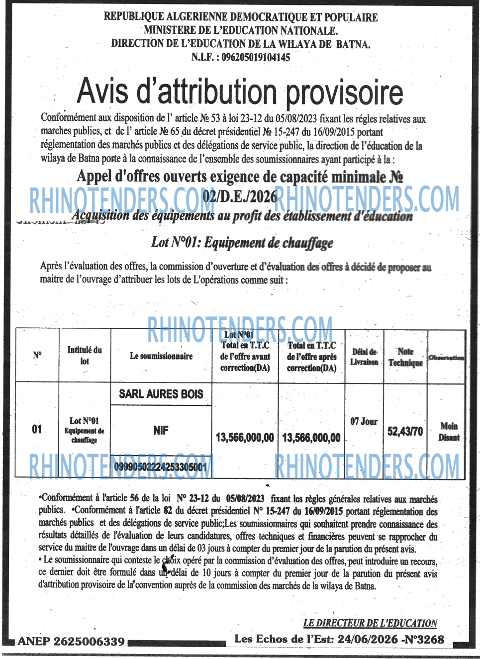 Les Echos de l'Est