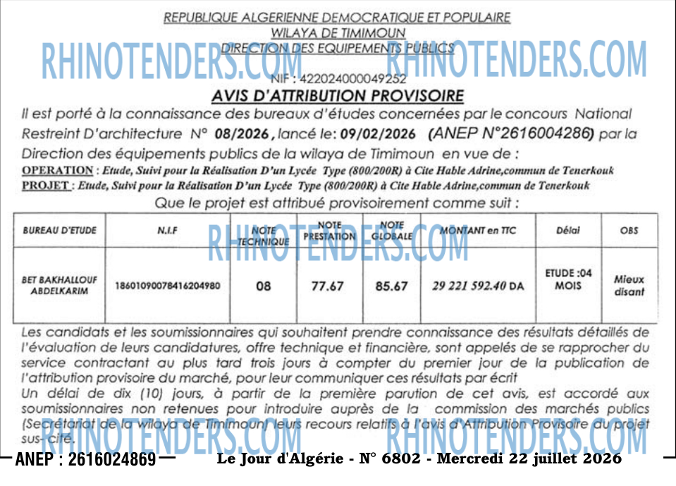 Le Jour d'Algérie