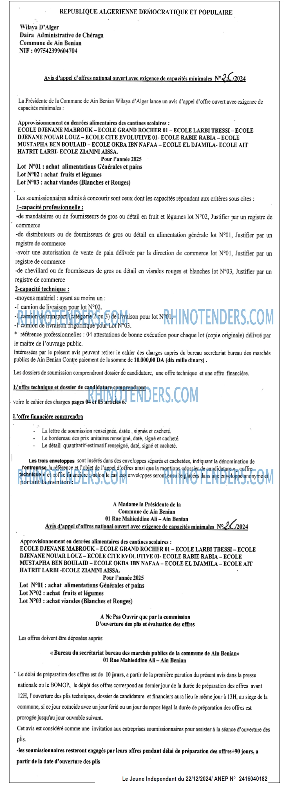 Le jeune indépendant