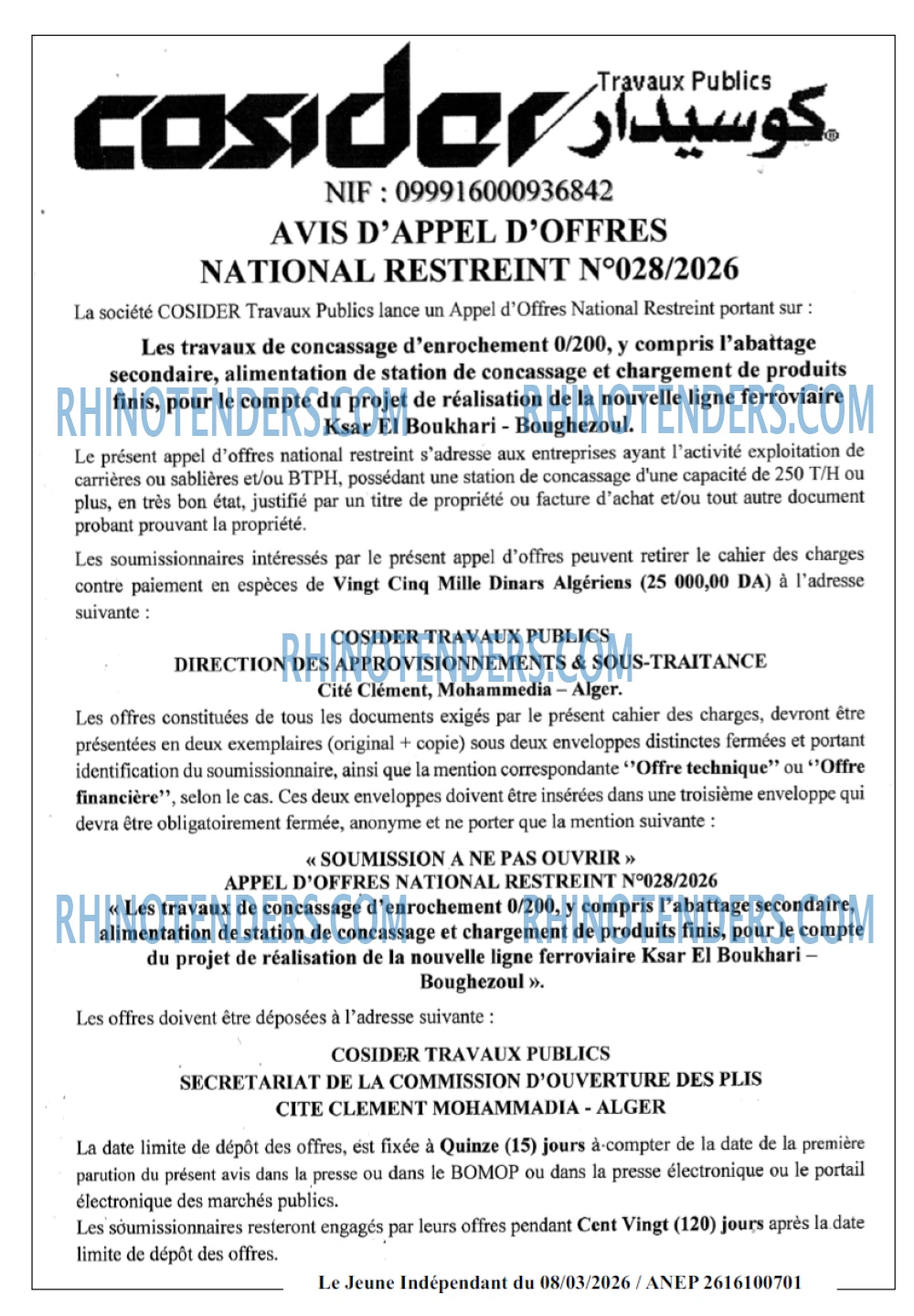 Jeune Independant
