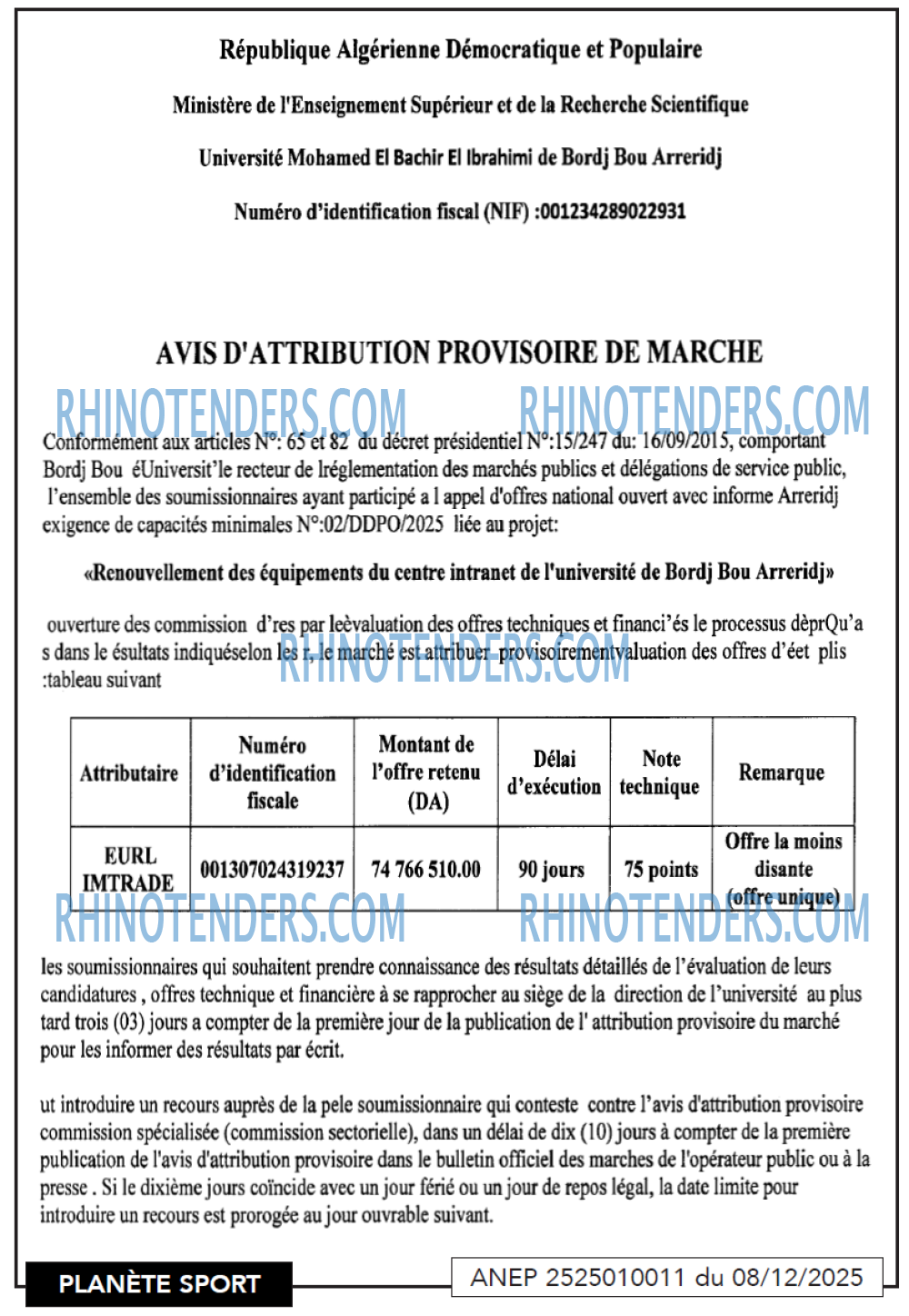 PLANETE SPORT