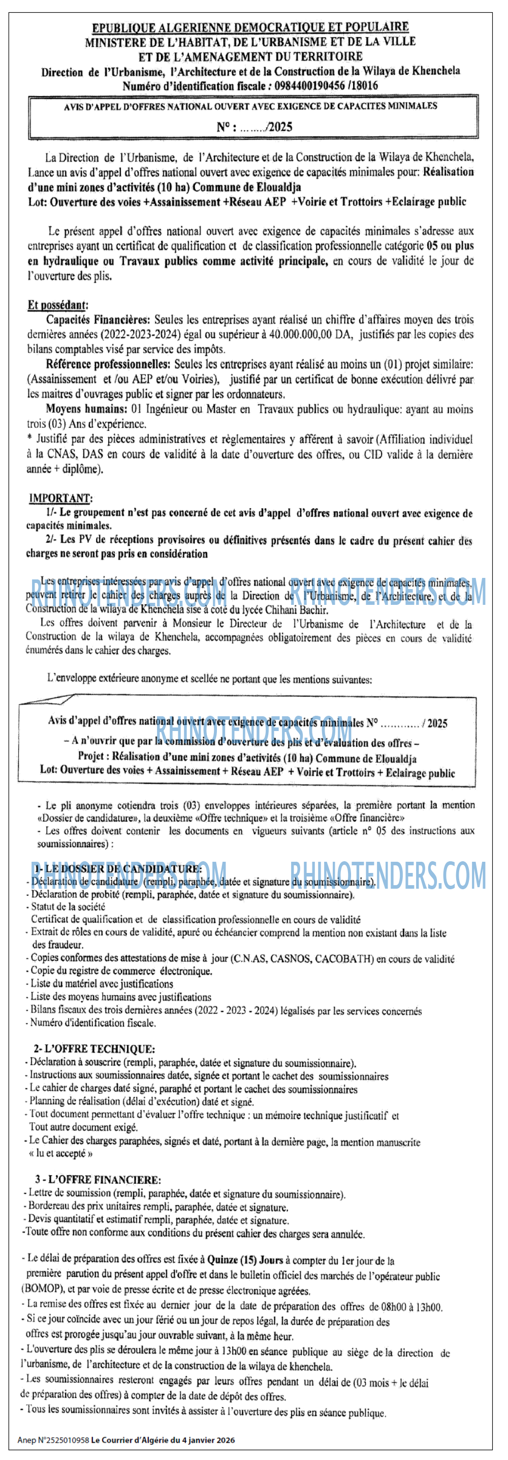 Le Courrier d'Algerie