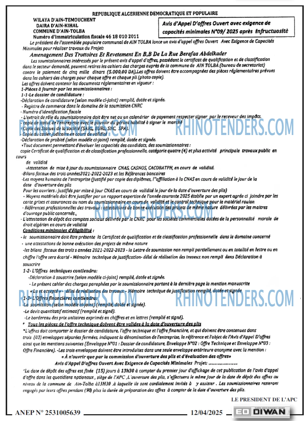 EDIWAN