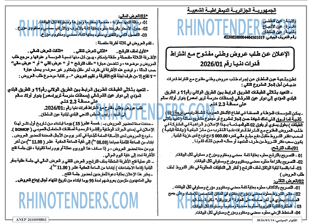 المشوار السياسي