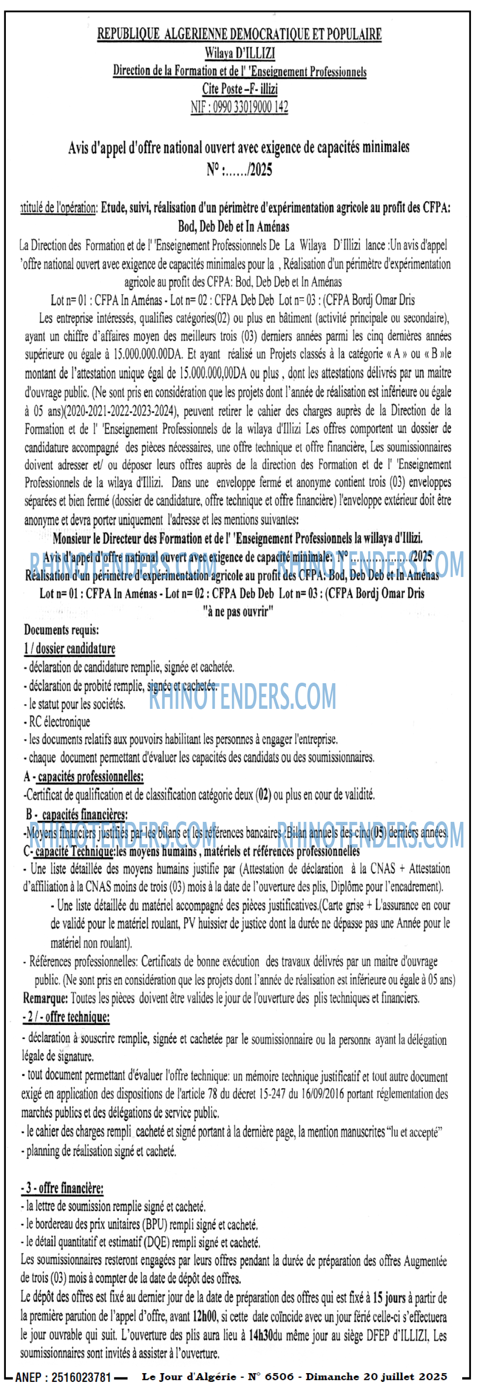 Le Jour d'Algérie