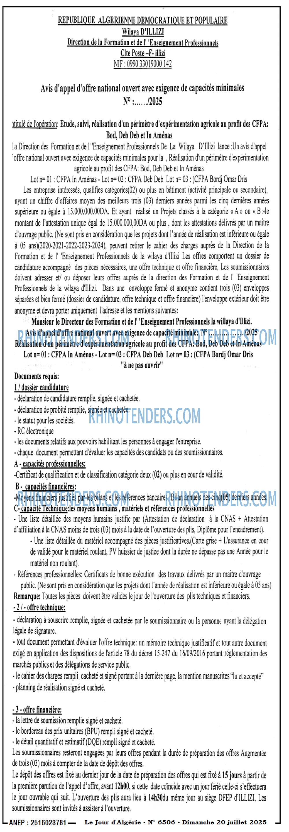 Le Jour d'Algérie