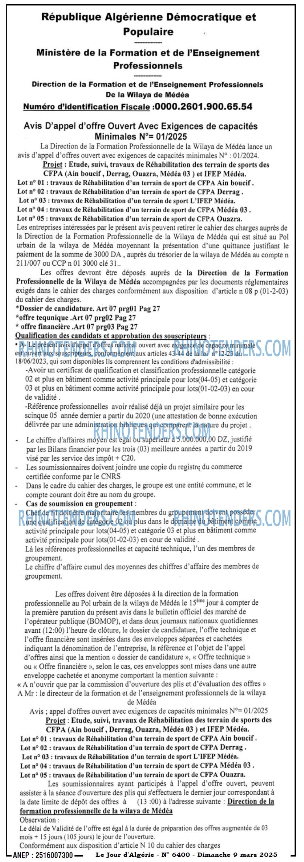 Le Jour d'Algérie