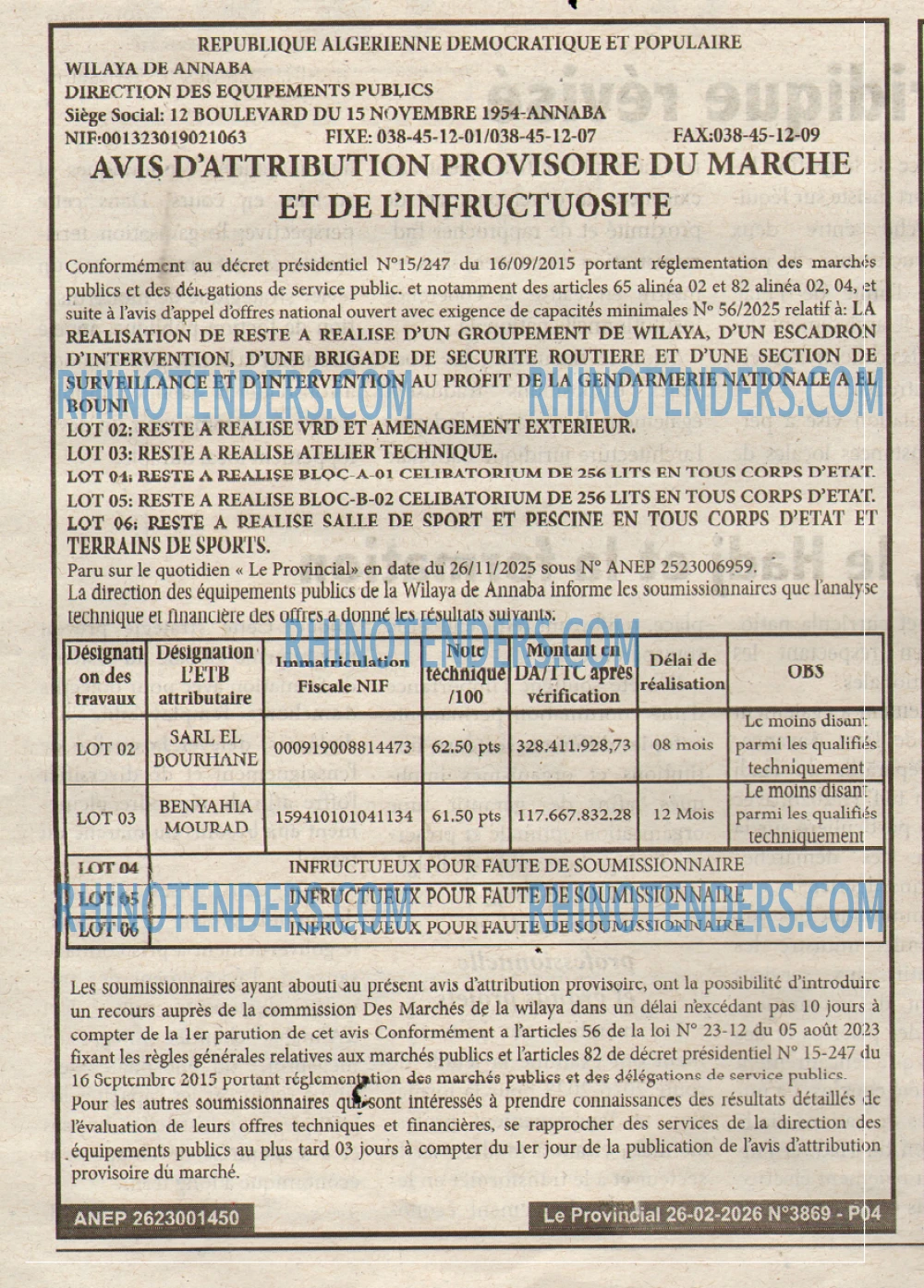 LE PROVINCIAL