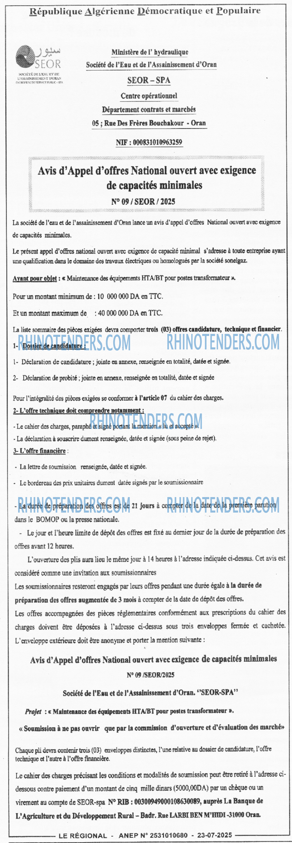 LE REGIONAL