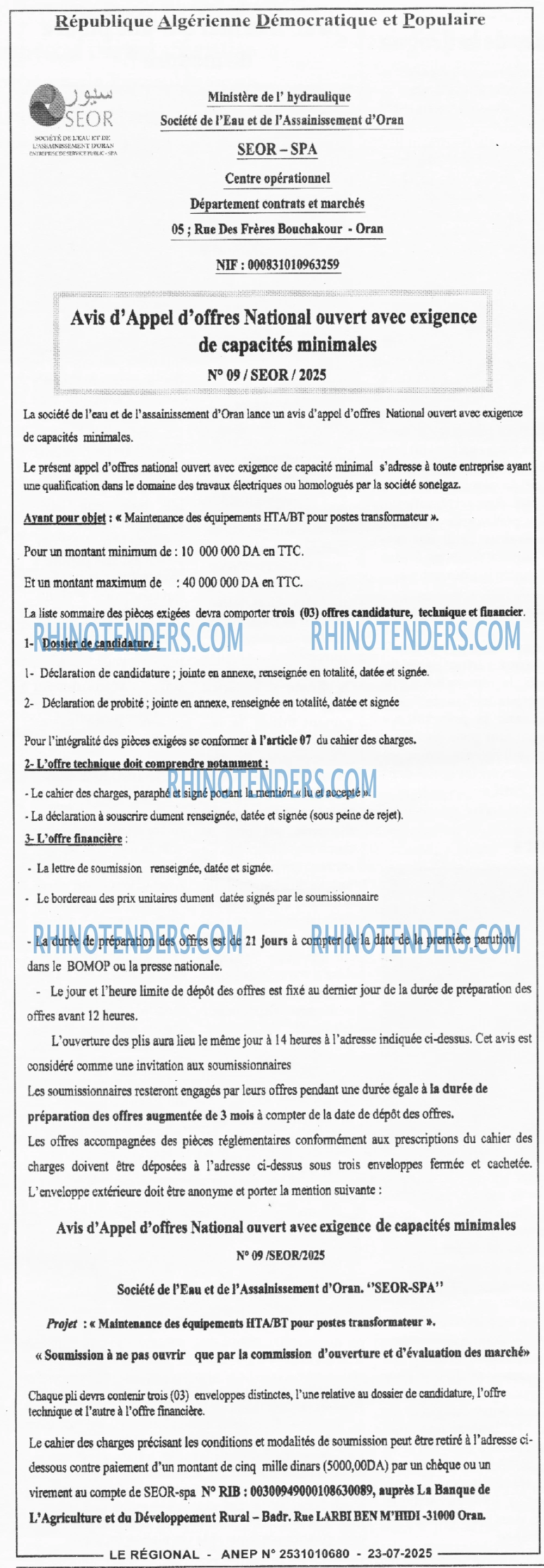 LE REGIONAL