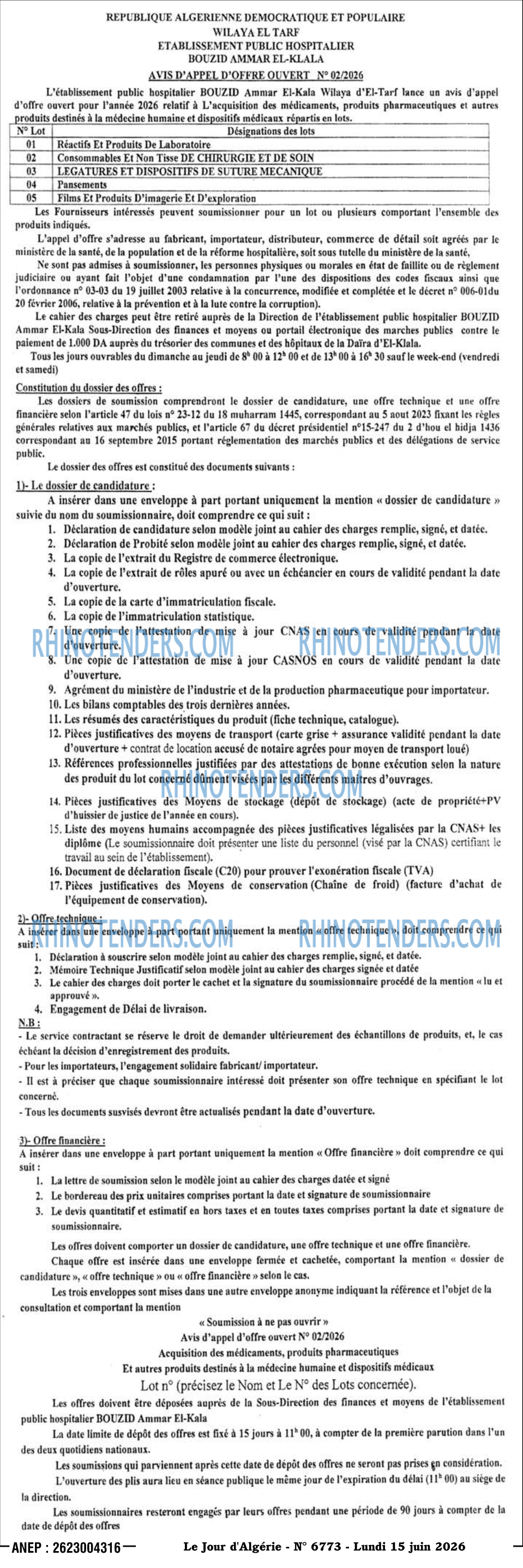 Le Jour d'Algérie
