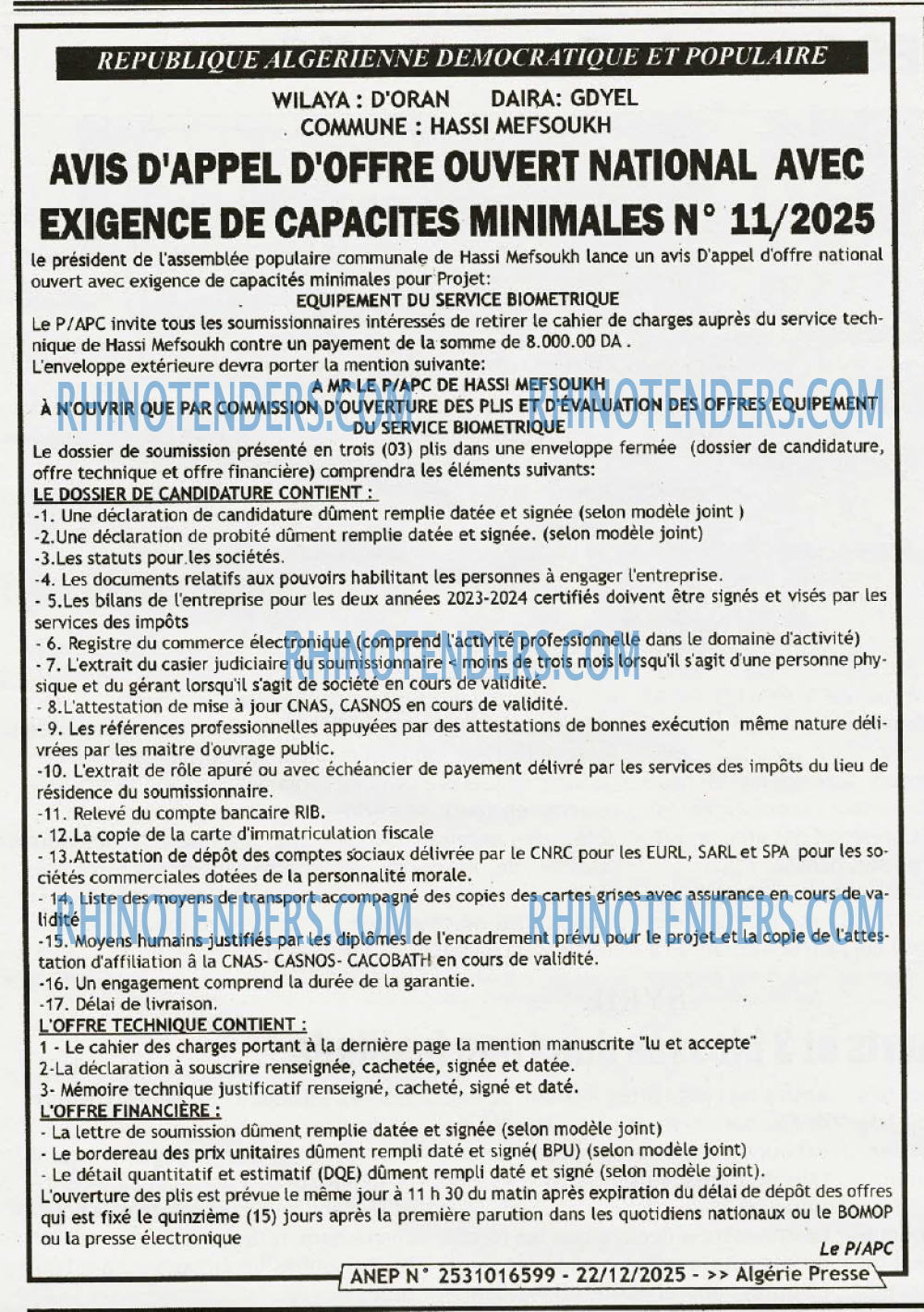 ALGERIE PRESSE