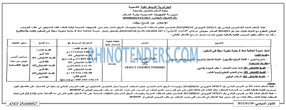 المشوار السياسي