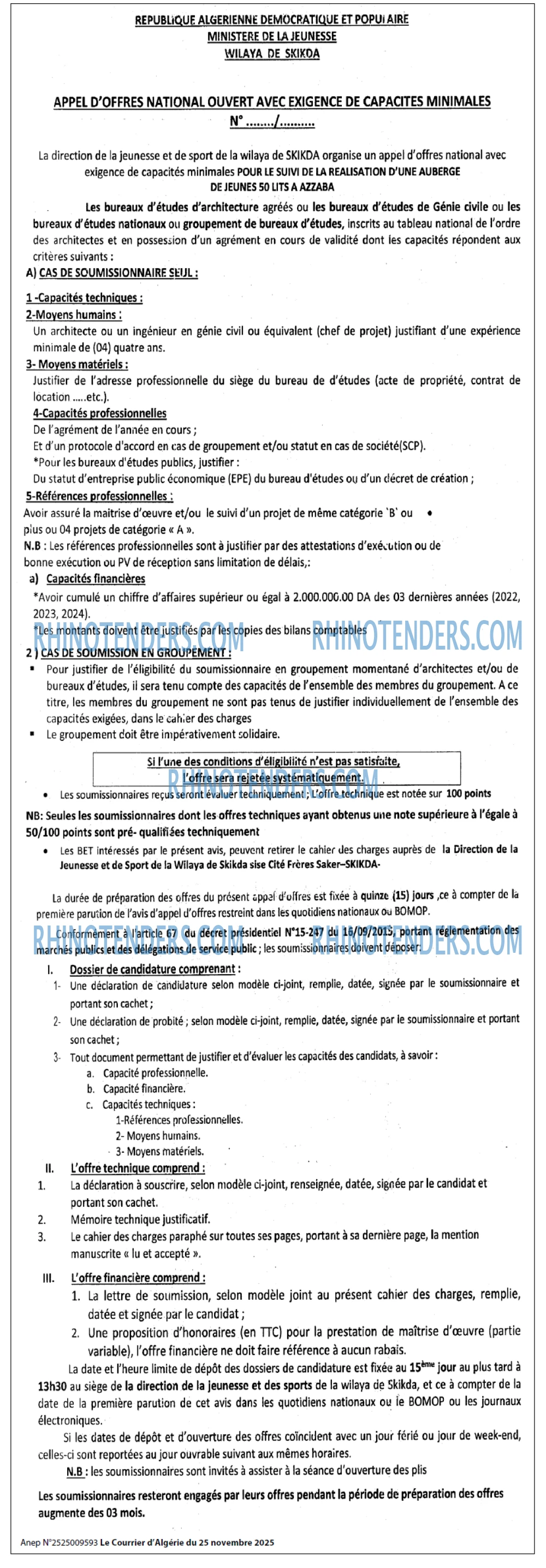 Le Courrier d'Algerie