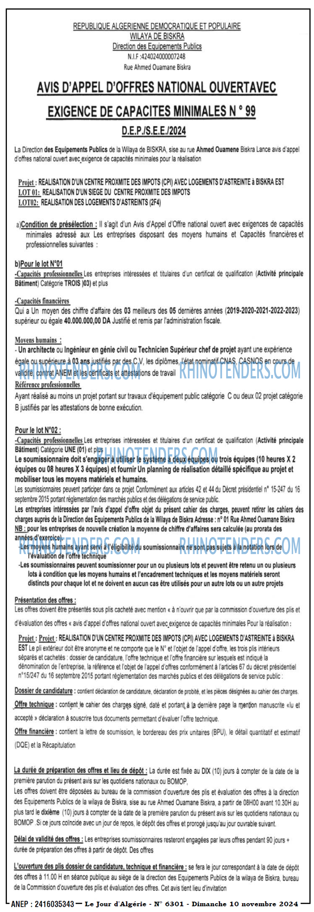 Le Jour d'Algérie