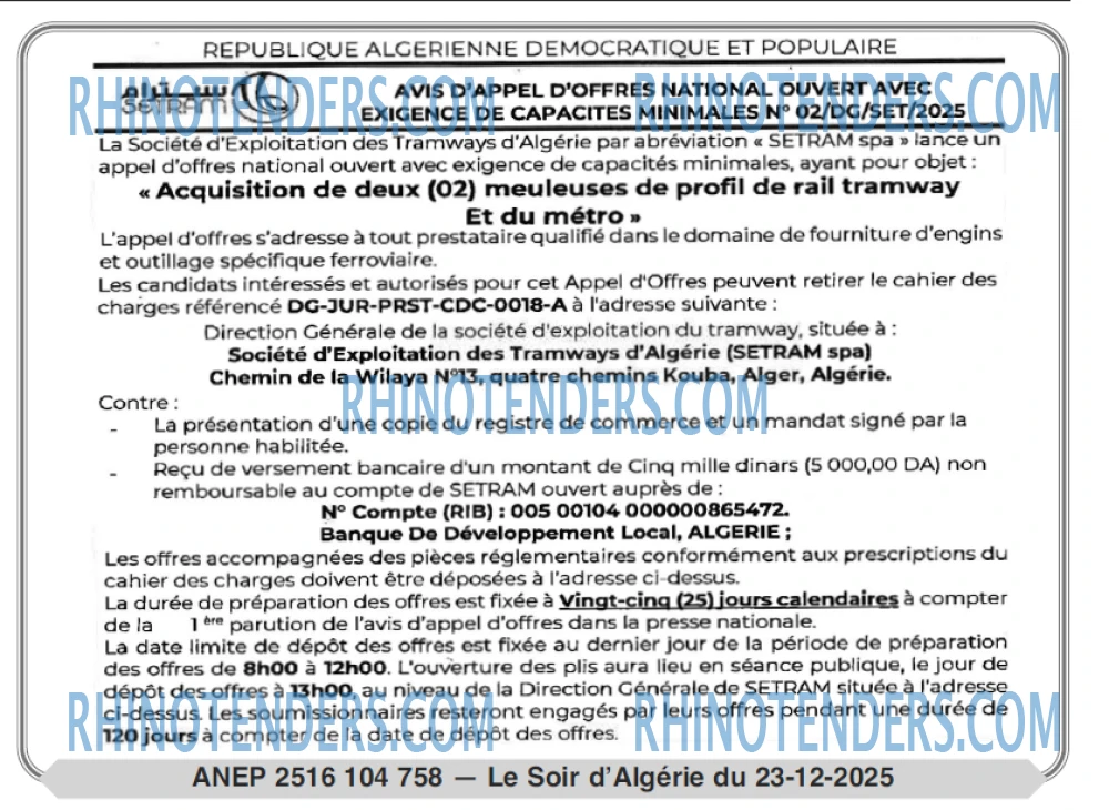 LE SOIR D'ALGERIE