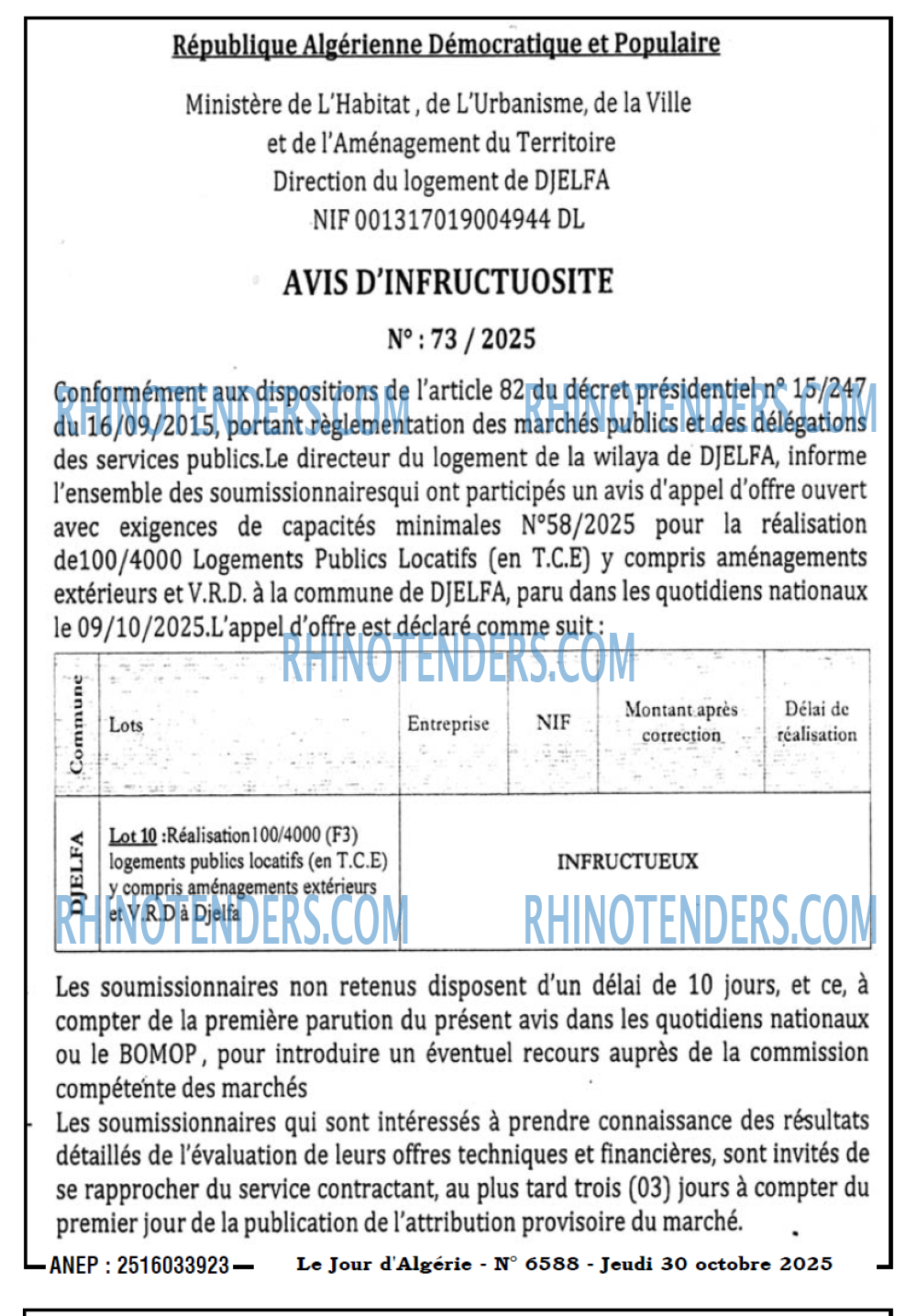 Le Jour d'Algérie
