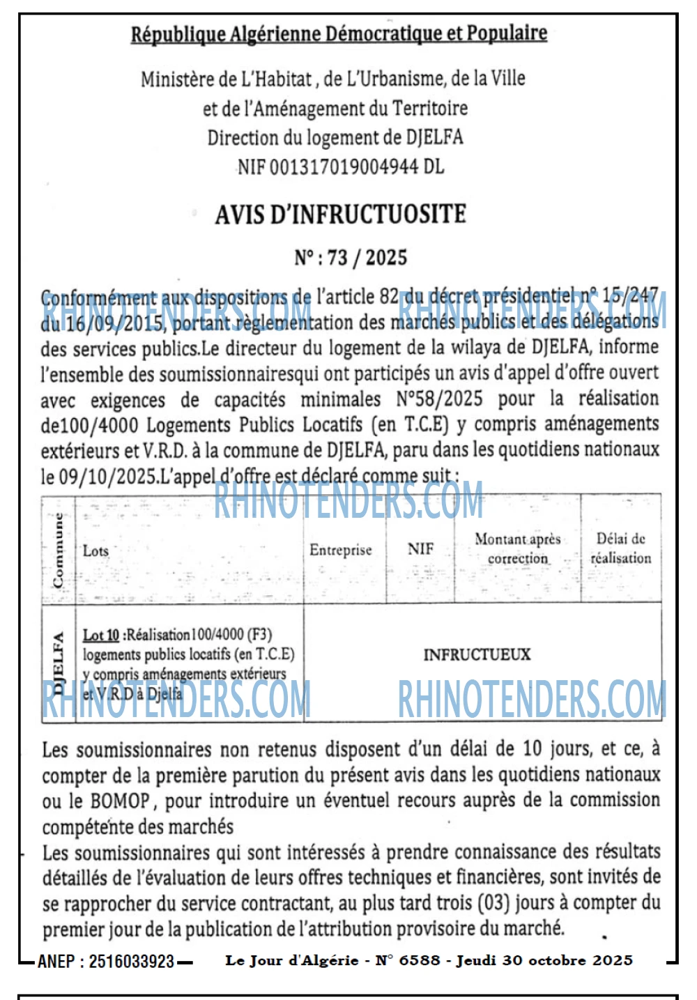 Le Jour d'Algérie