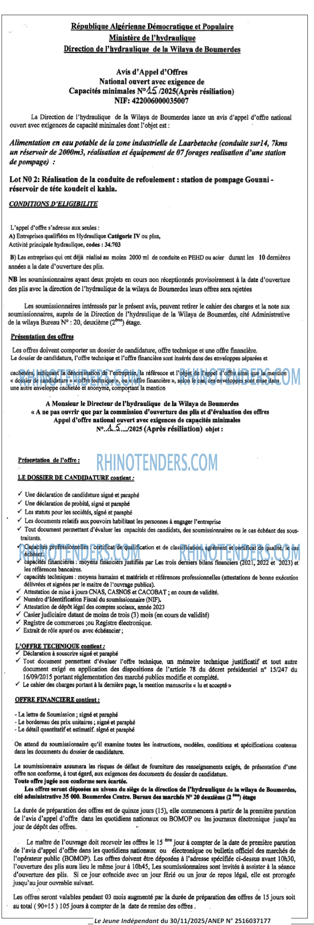 Jeune Independant