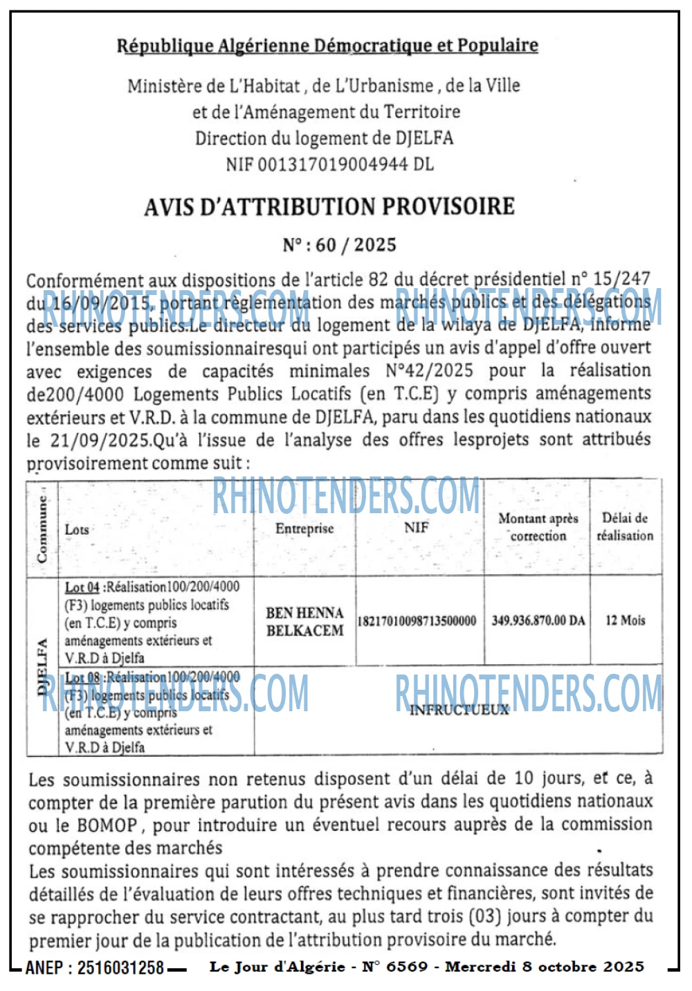 Le Jour d'Algérie