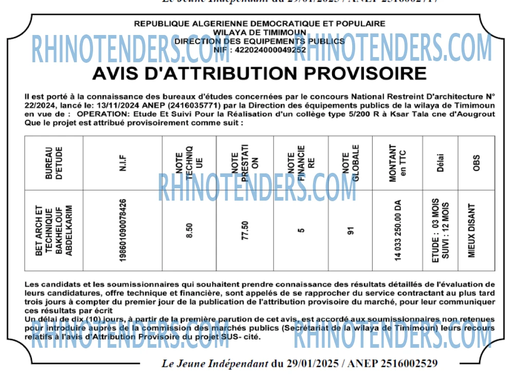 Jeune Independant