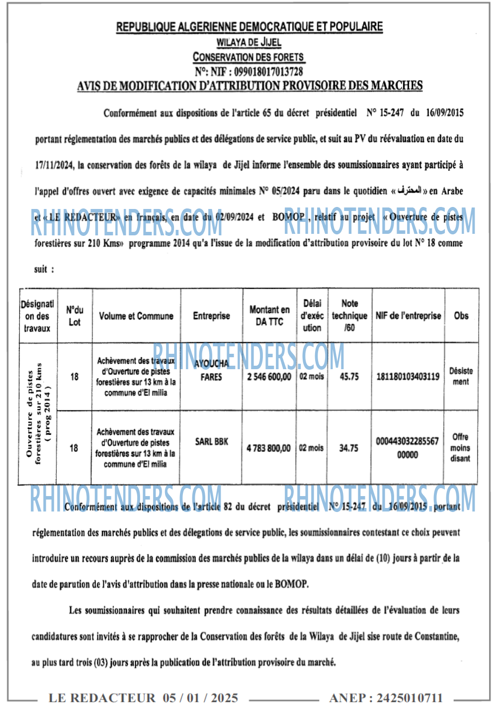 LE REDACTEUR