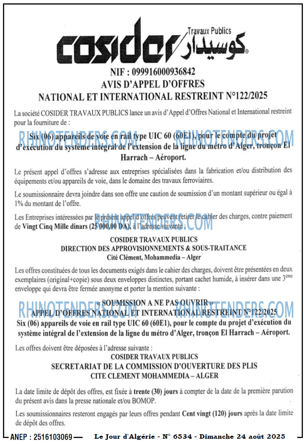 Le Jour d'Algérie