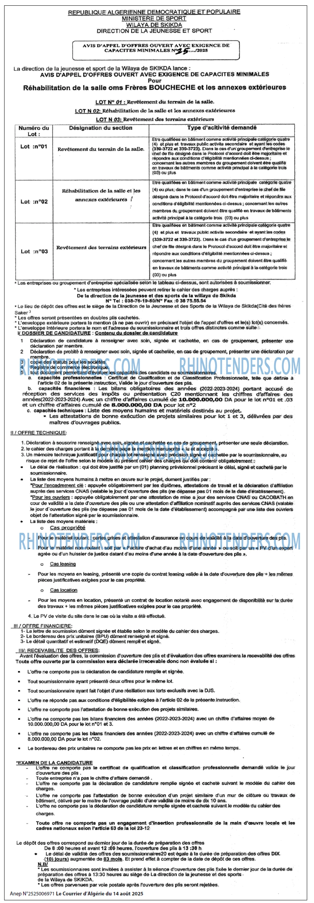 Le Courrier d'Algerie