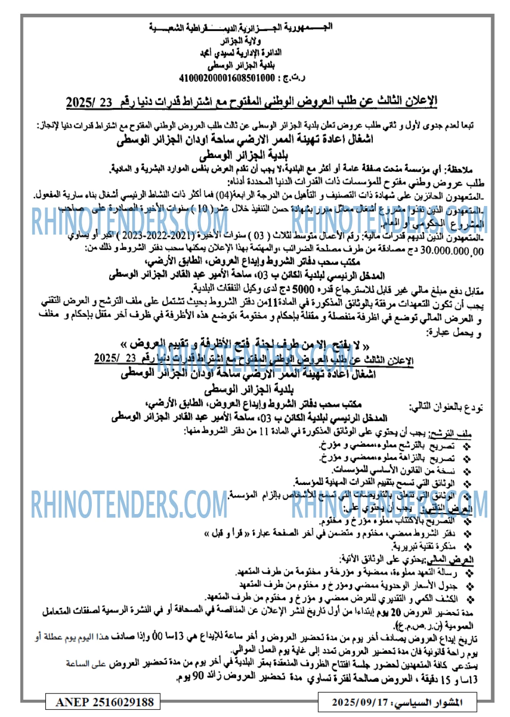 المشوار السياسي