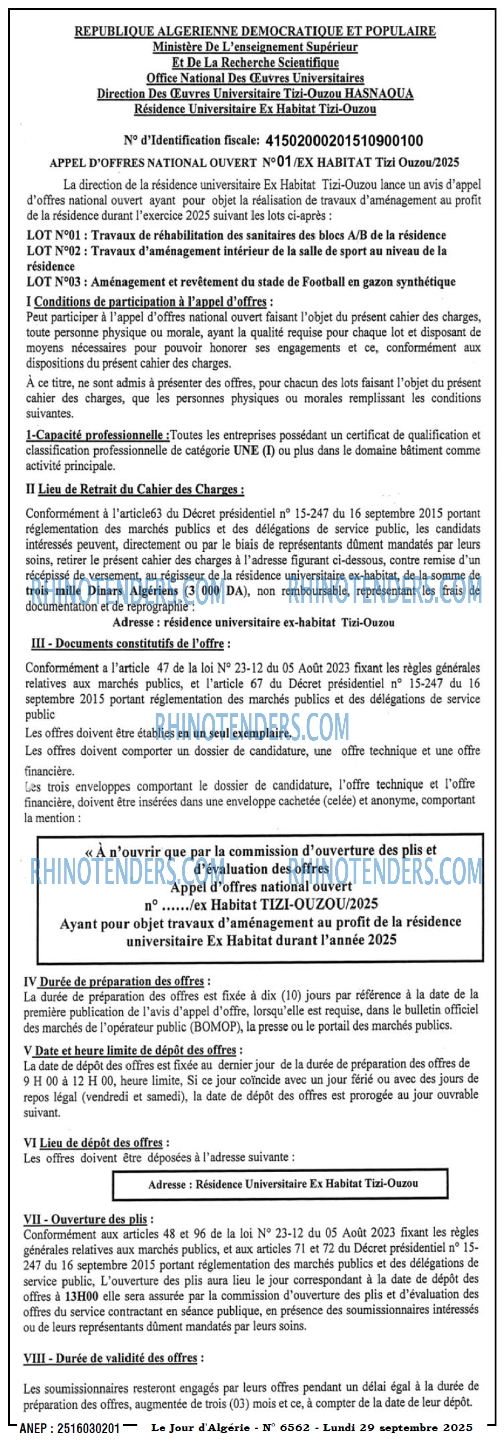 Le Jour d'Algérie