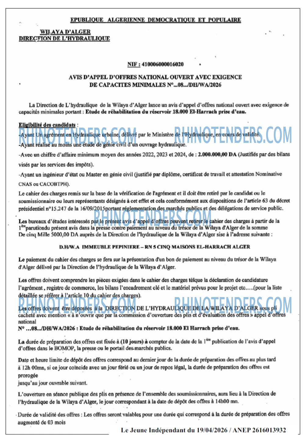 Jeune Independant