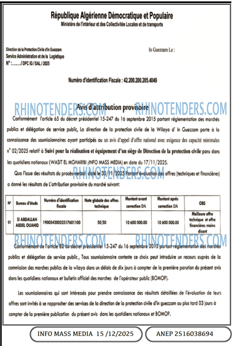 Infos Mass Media