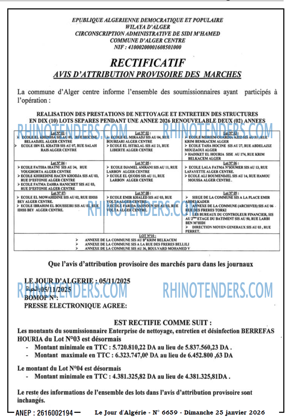 Le Jour d'Algérie