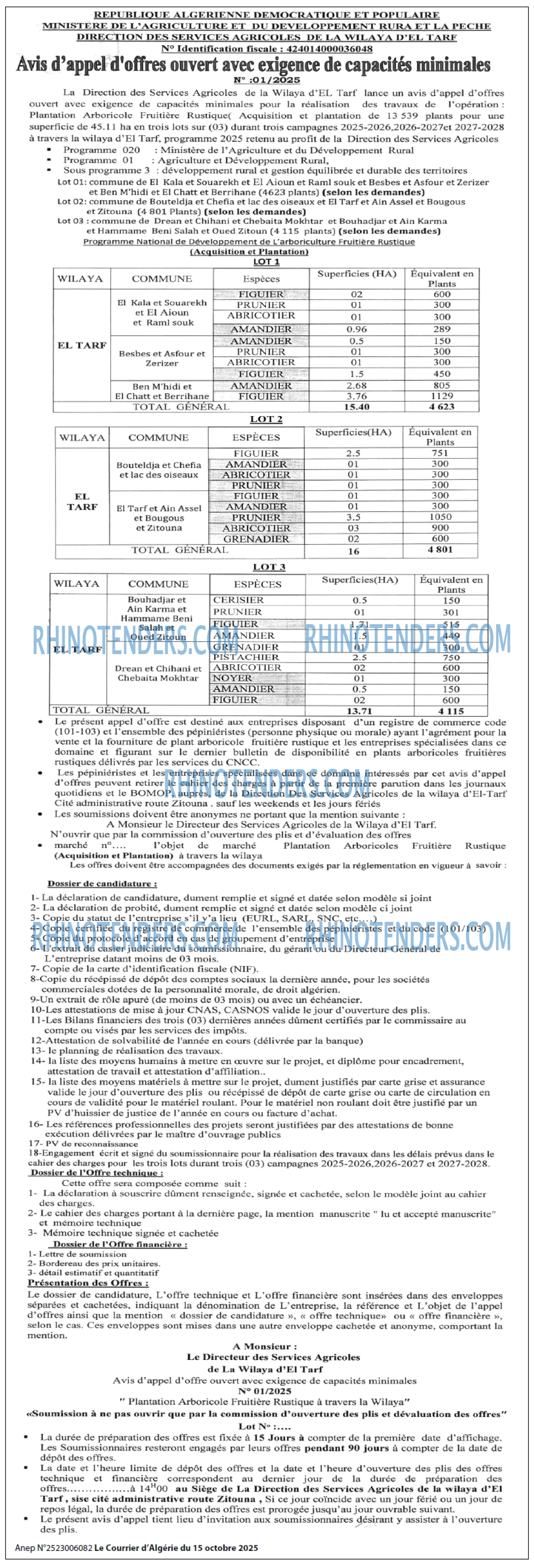 Le Courrier d'Algerie